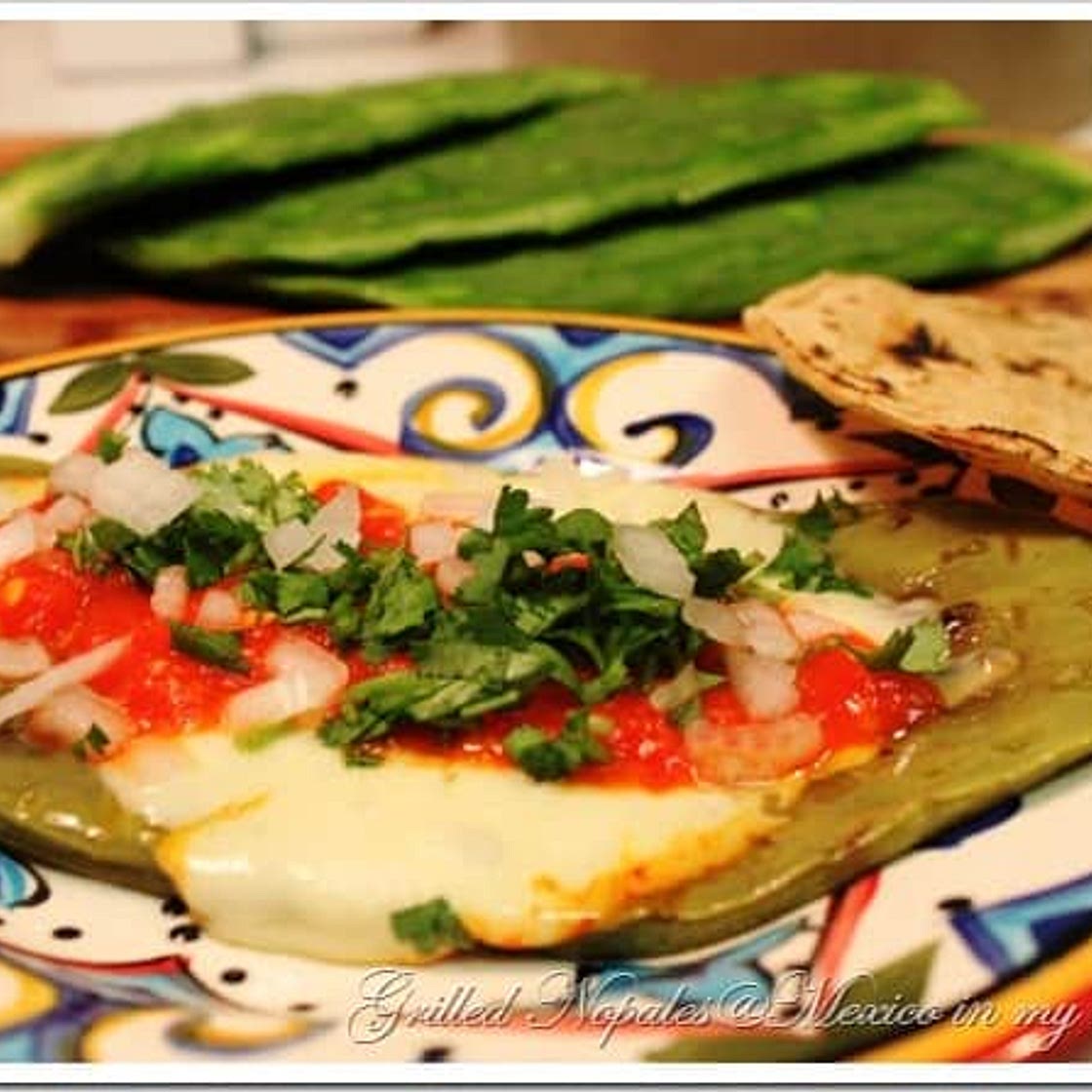 Grilled Cactus Nopales