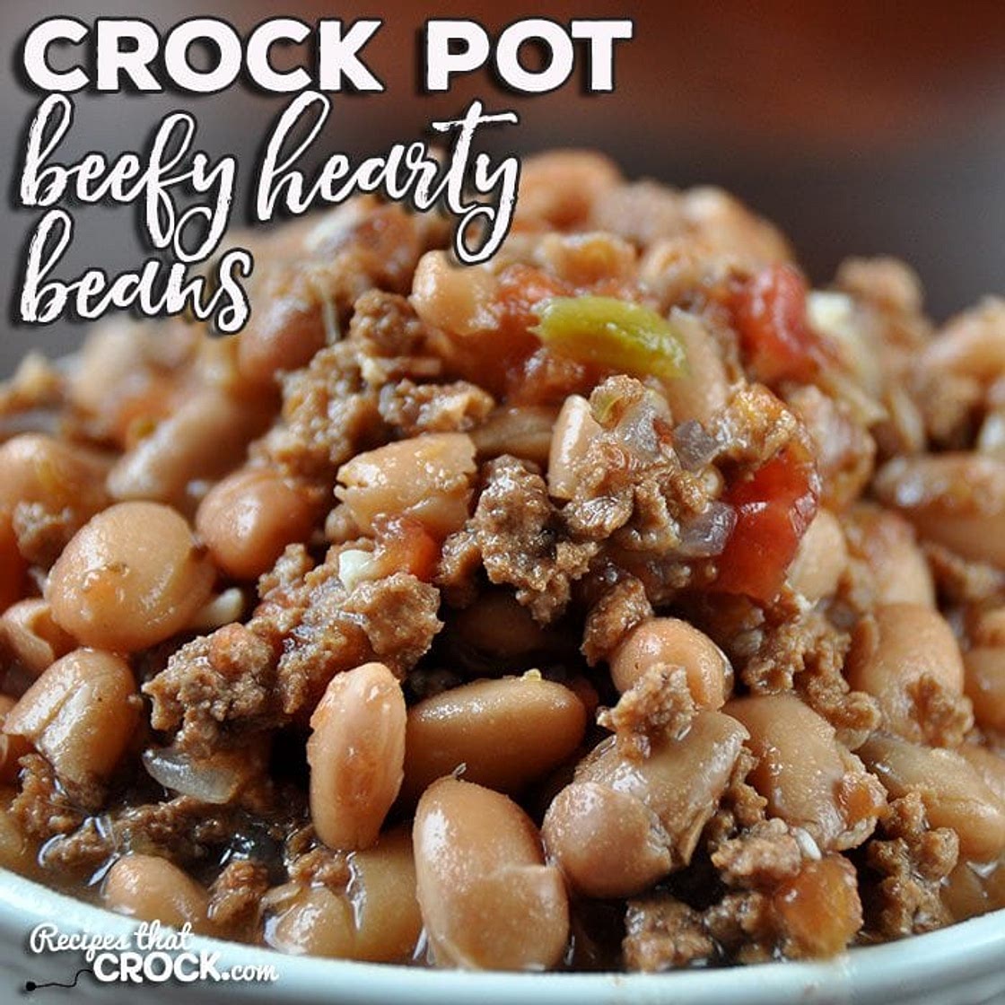 Crock Pot Beefy Hearty Beans