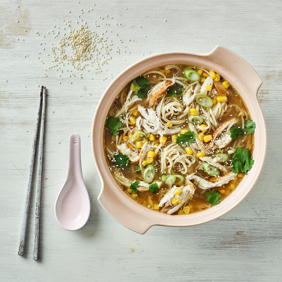 Chinese Chicken & Sweetcorn Soup