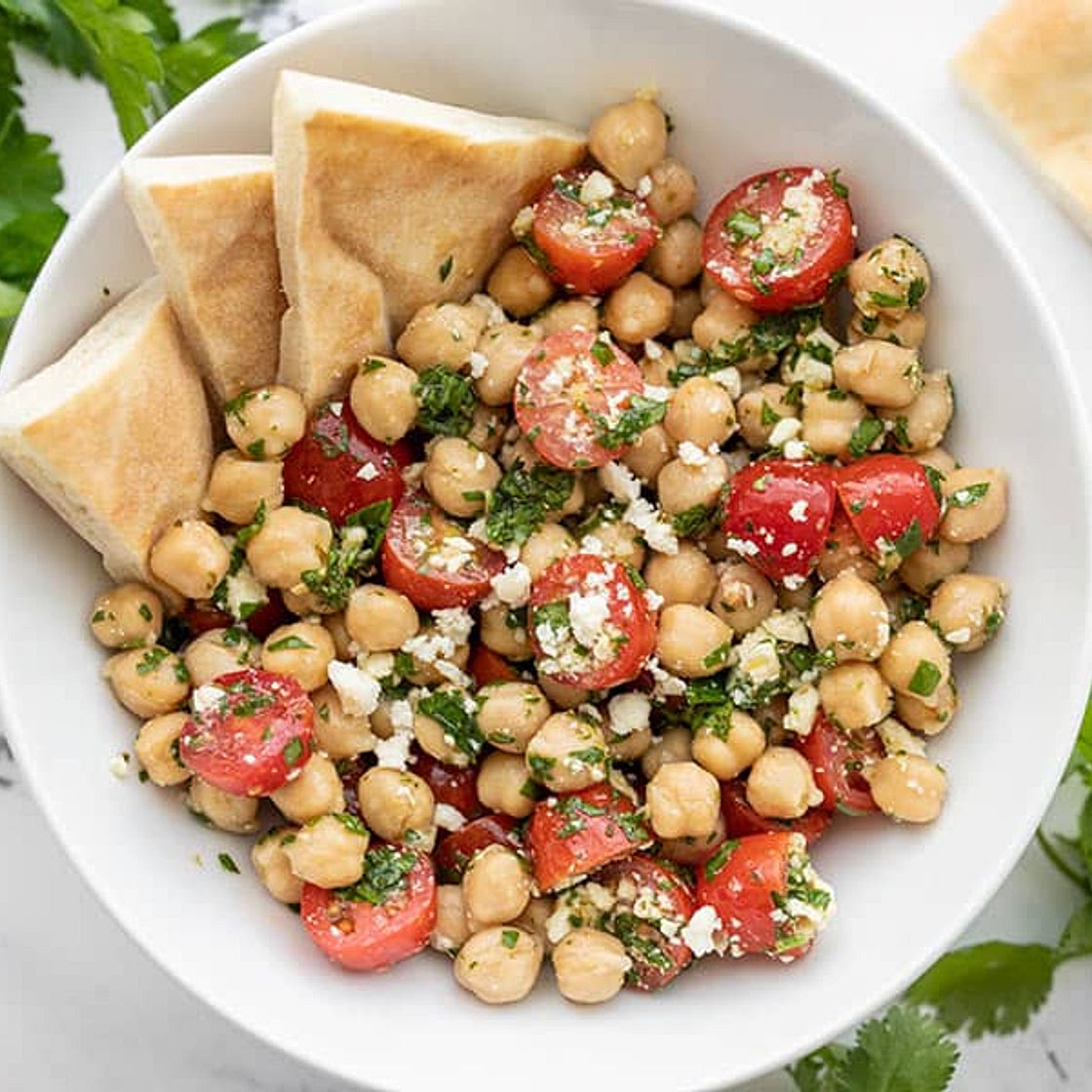 Chimichurri Chickpea Salad