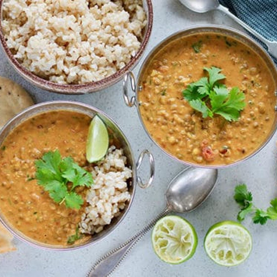 Mung Bean and Coconut Curry
