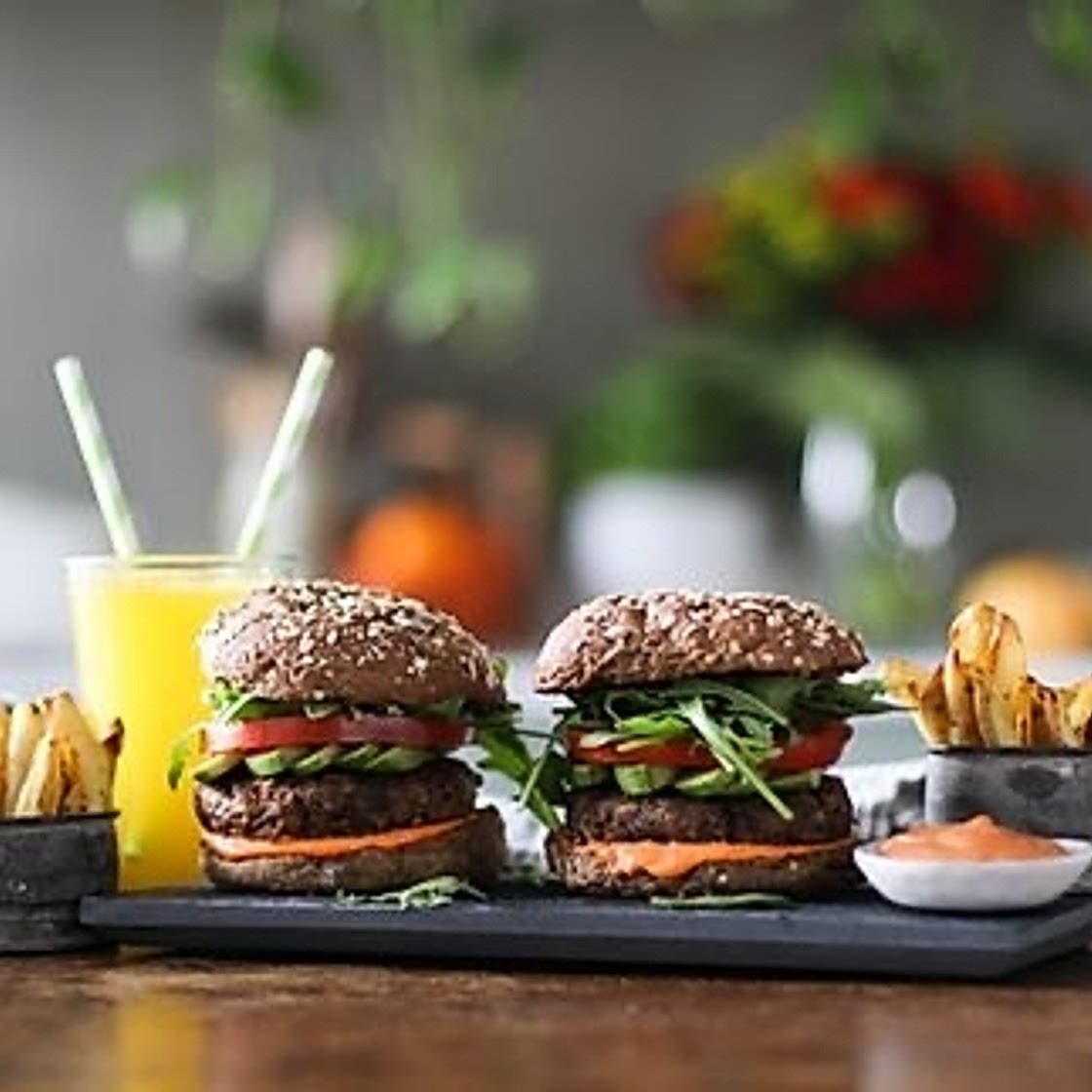 Wild Rice & Mushroom Burger