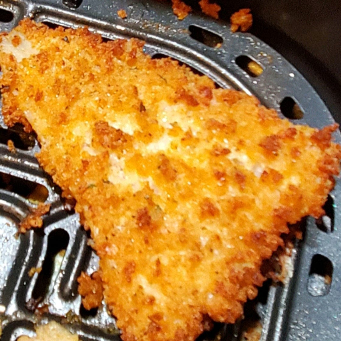 Air-Fried Crumbed Fish