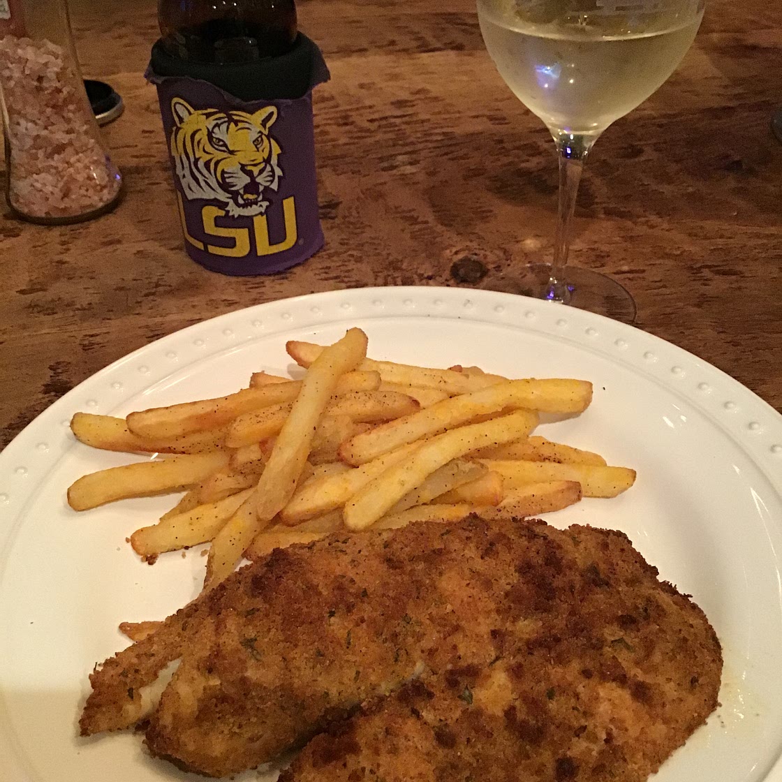 Air-Fried Crumbed Fish