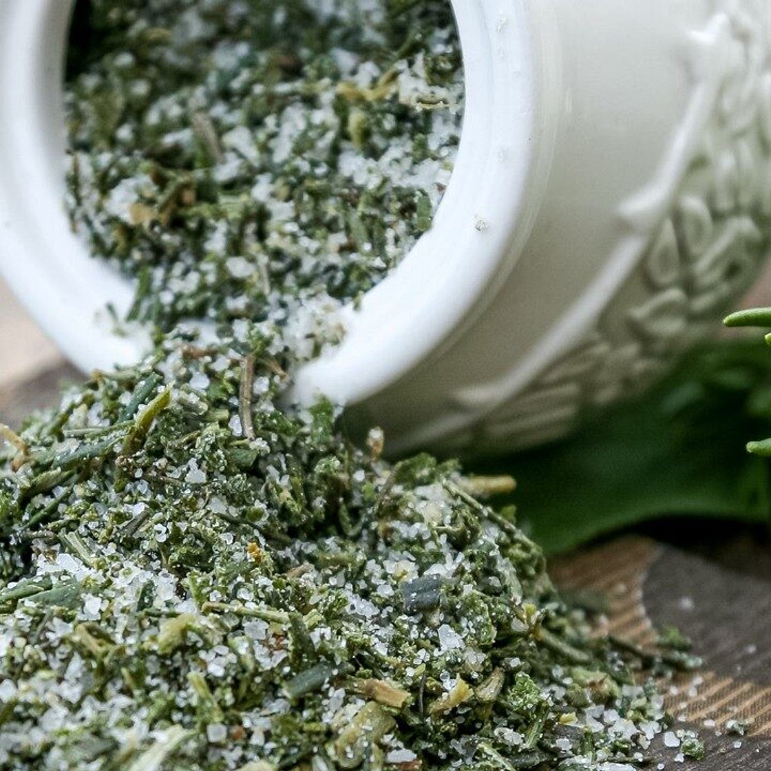 Tuscan Rosemary, Sage, and Garlic Herb Salt