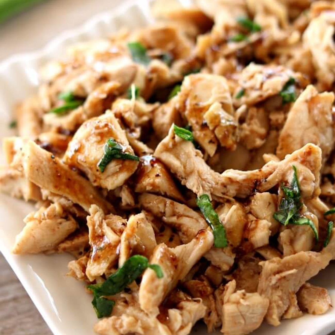 Instant Pot 2-Ingredient Balsamic Chicken