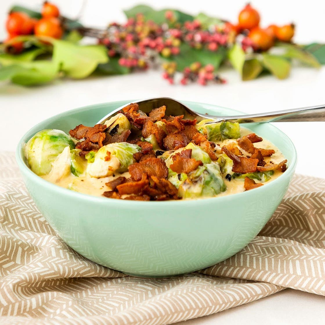 Swap Your Traditional Casserole for This Keto Cheesy Brussels Sprouts Recipe
