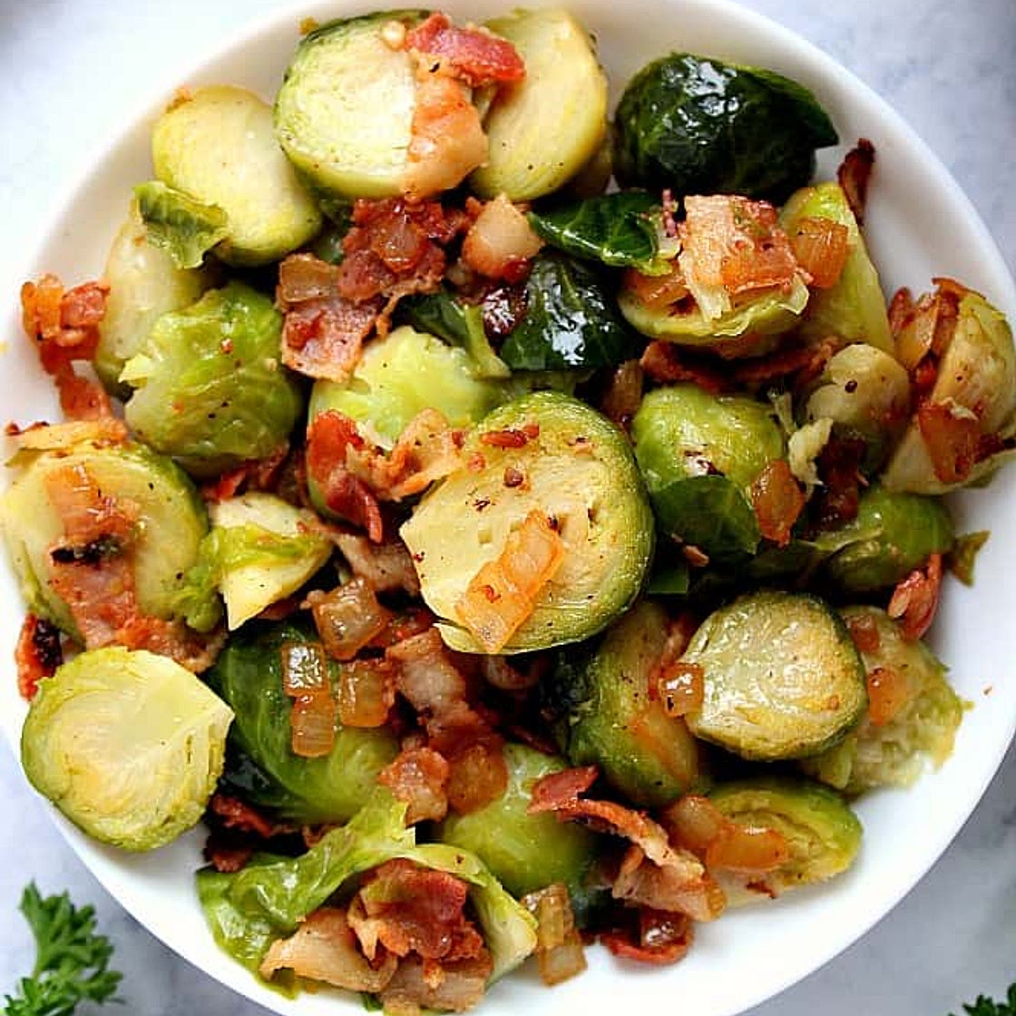 Instant Pot Bacon Brussels Sprouts recipe