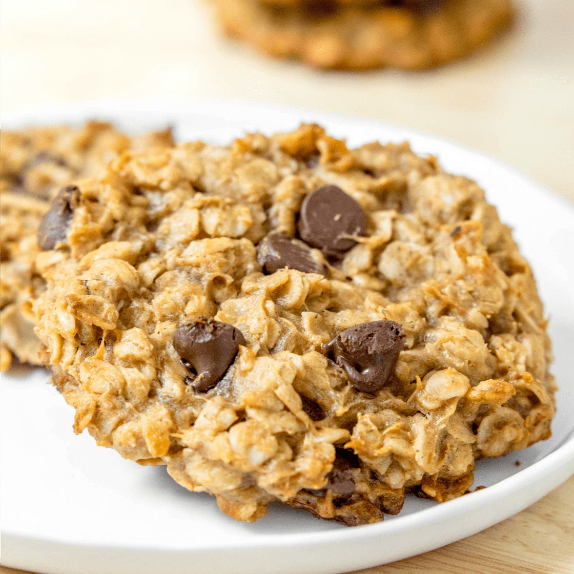 Chocolate Peanut Butter Banana Breakfast Cookies
