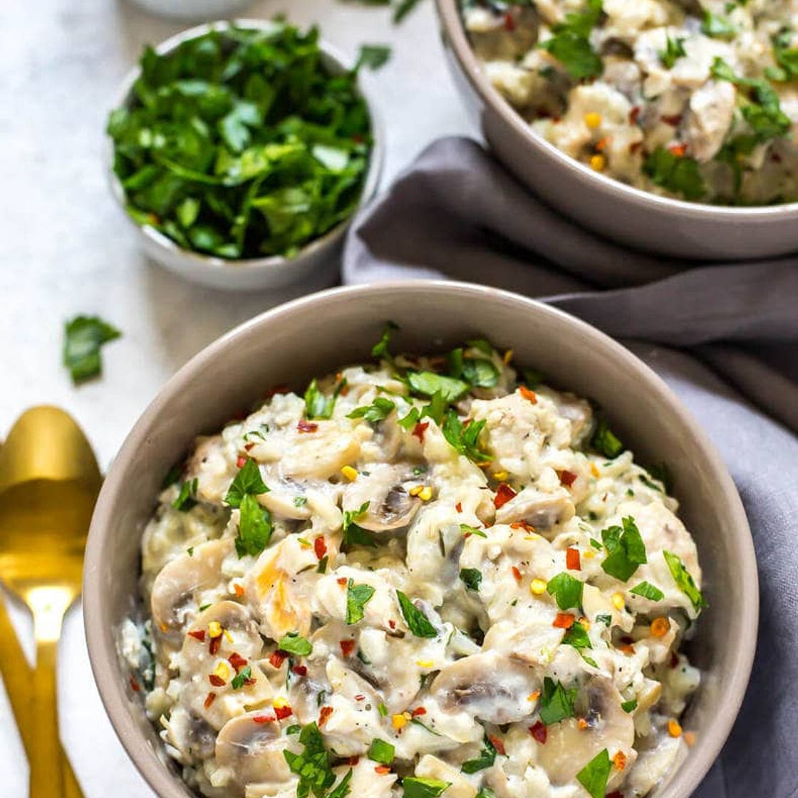 Instant Pot Cream of Mushroom Chicken