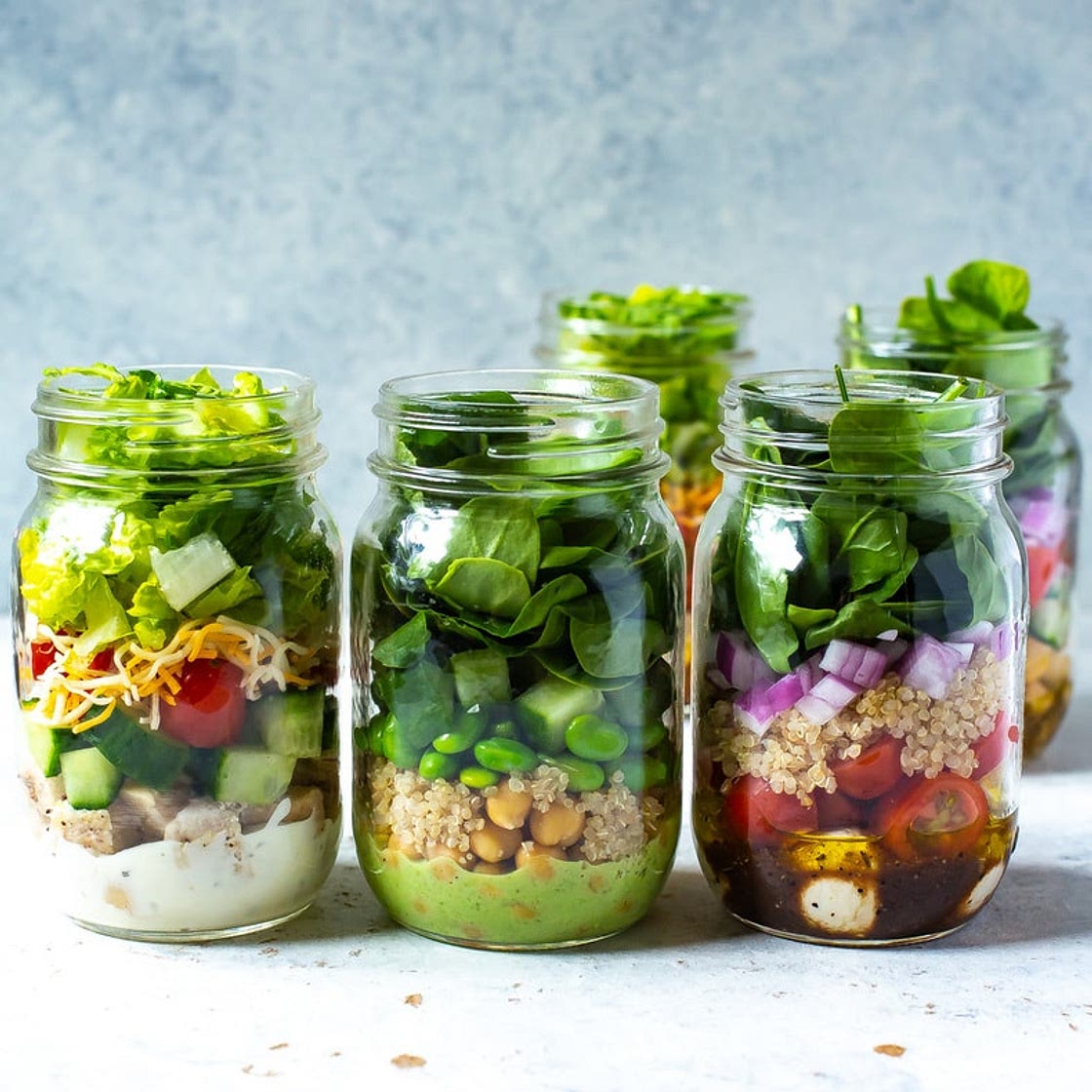 How to Make Mason Jar Salads + 5 Recipes