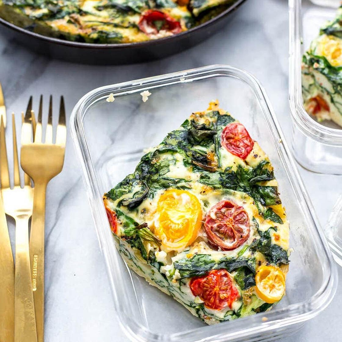 5-Ingredient Meal Prep Egg White Frittata