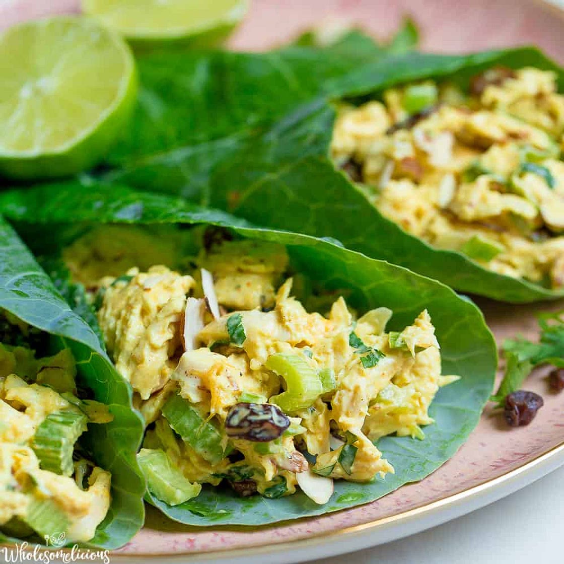 Mango Cilantro Curry Chicken Salad