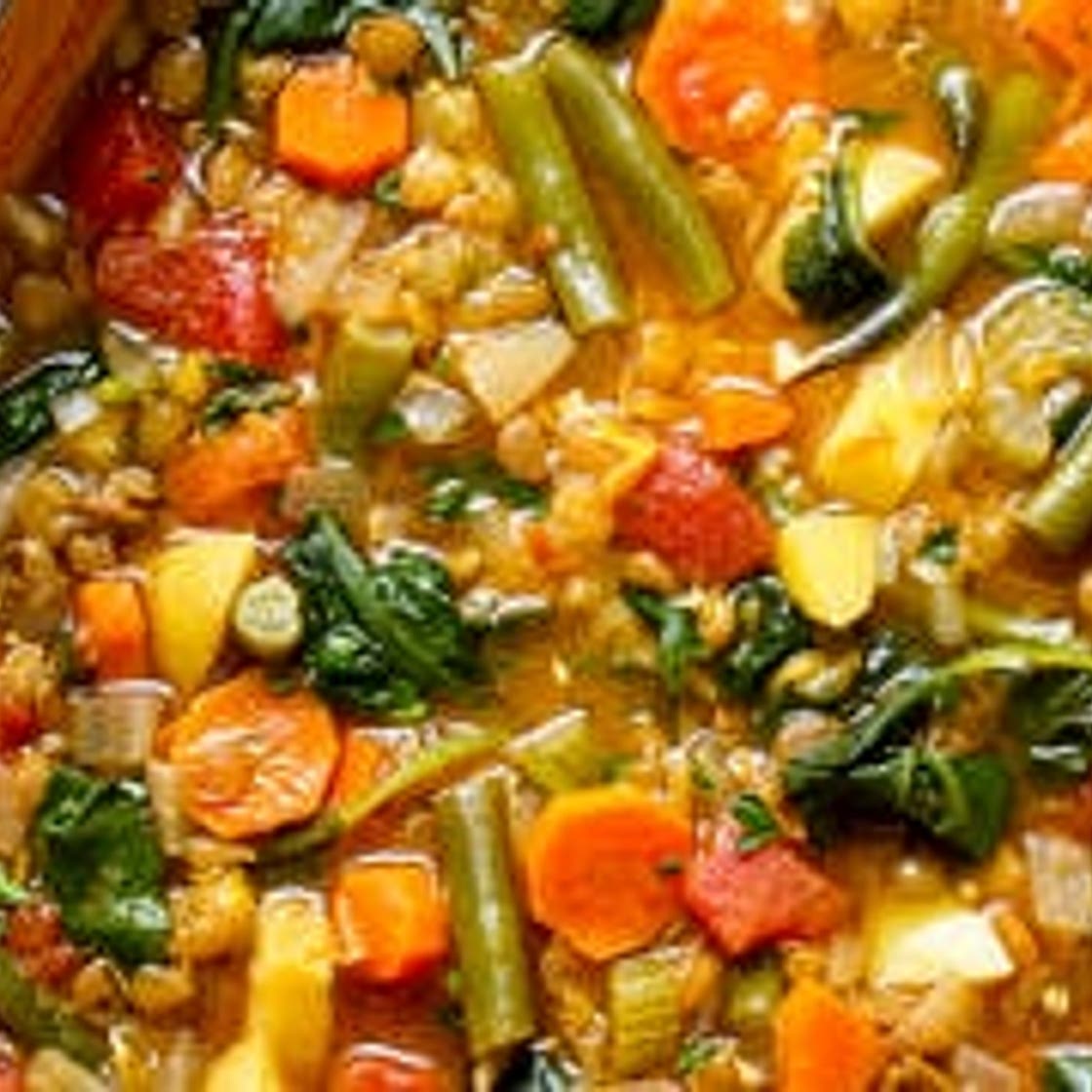 HEARTY VEGAN LENTIL SOUP