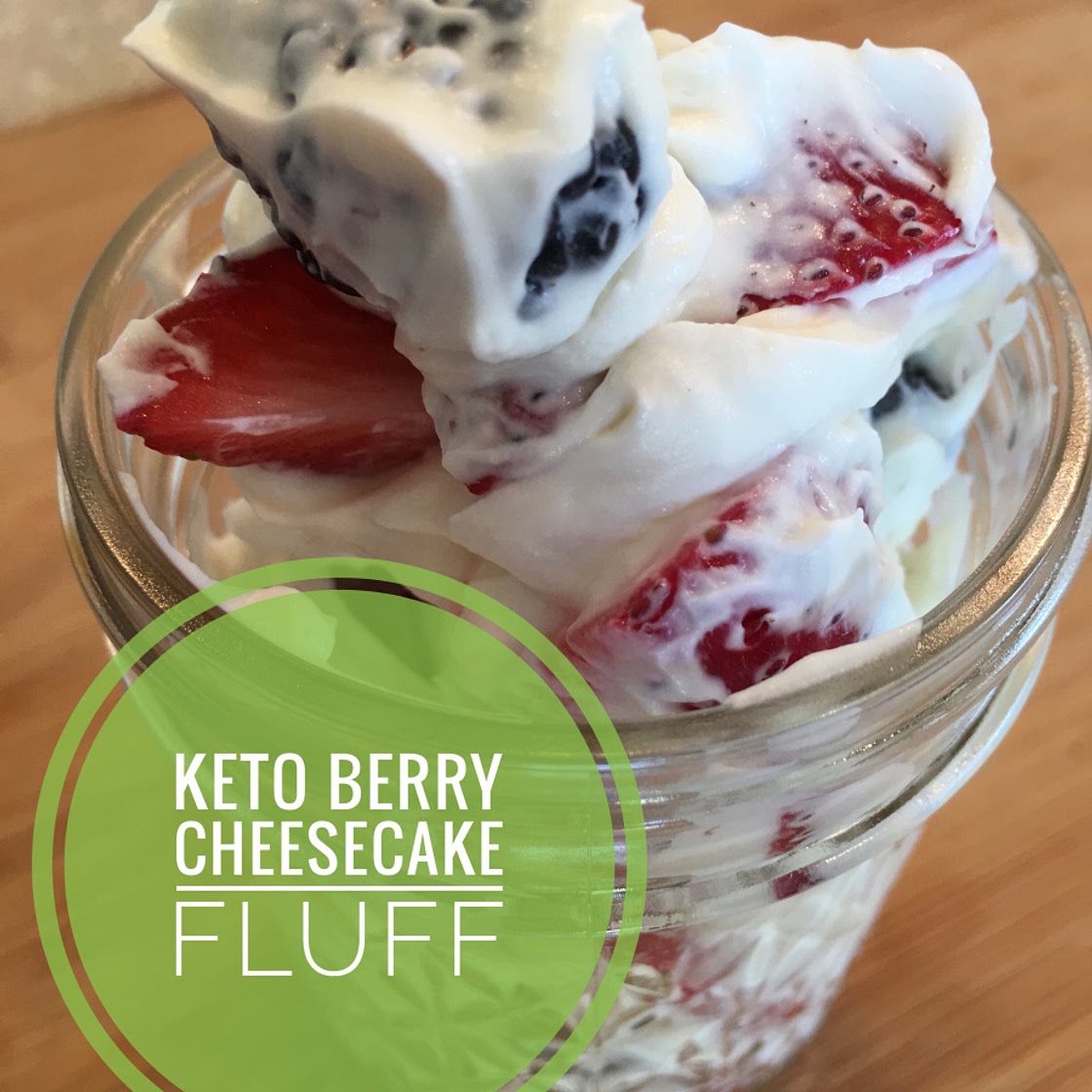 Keto Berry Cheesecake Fluff