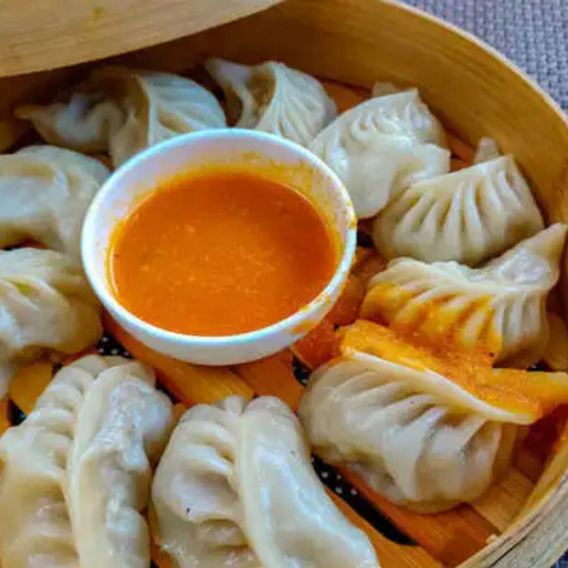 Pork Momo and Dipping Sauce
