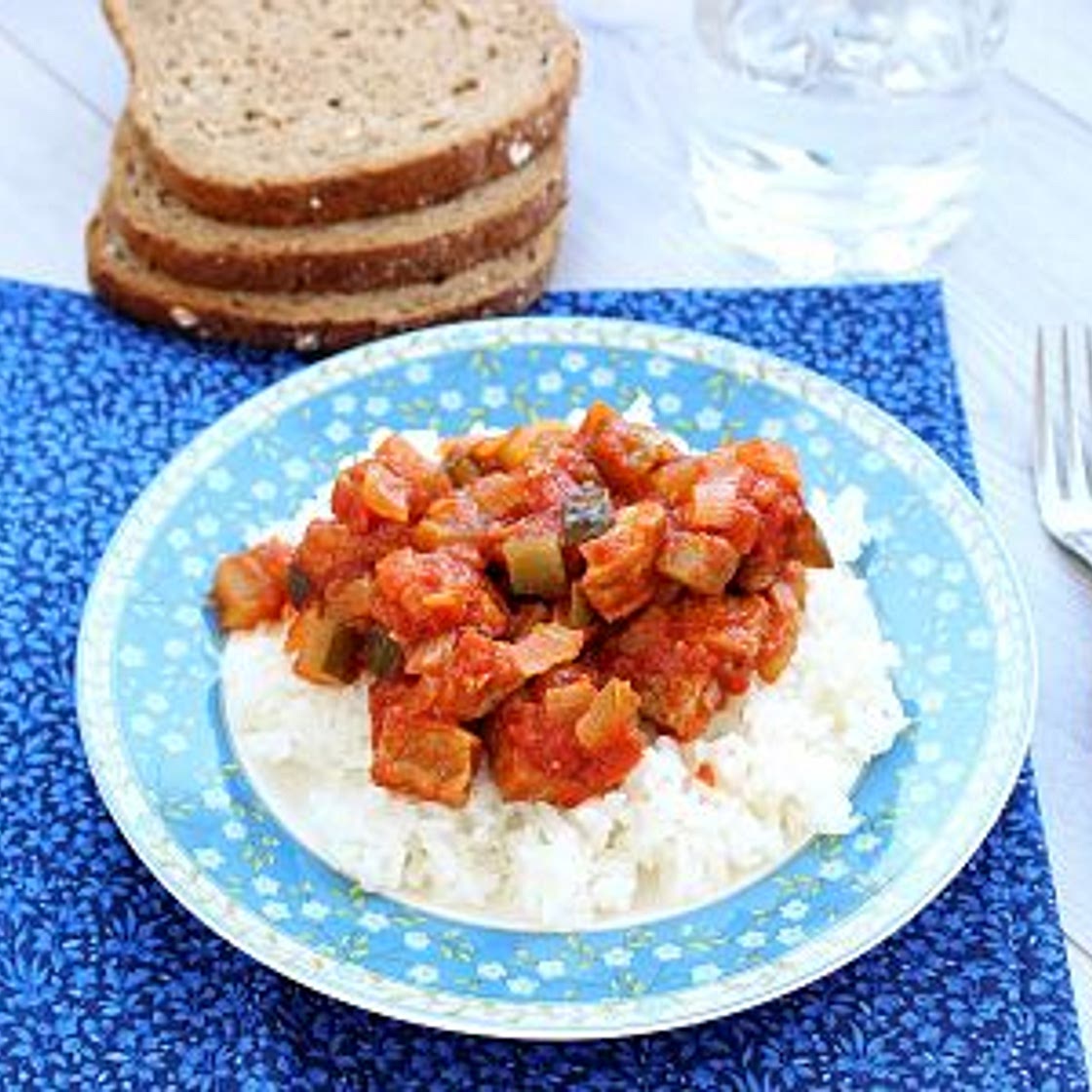 Азу по-татарски с огурцами