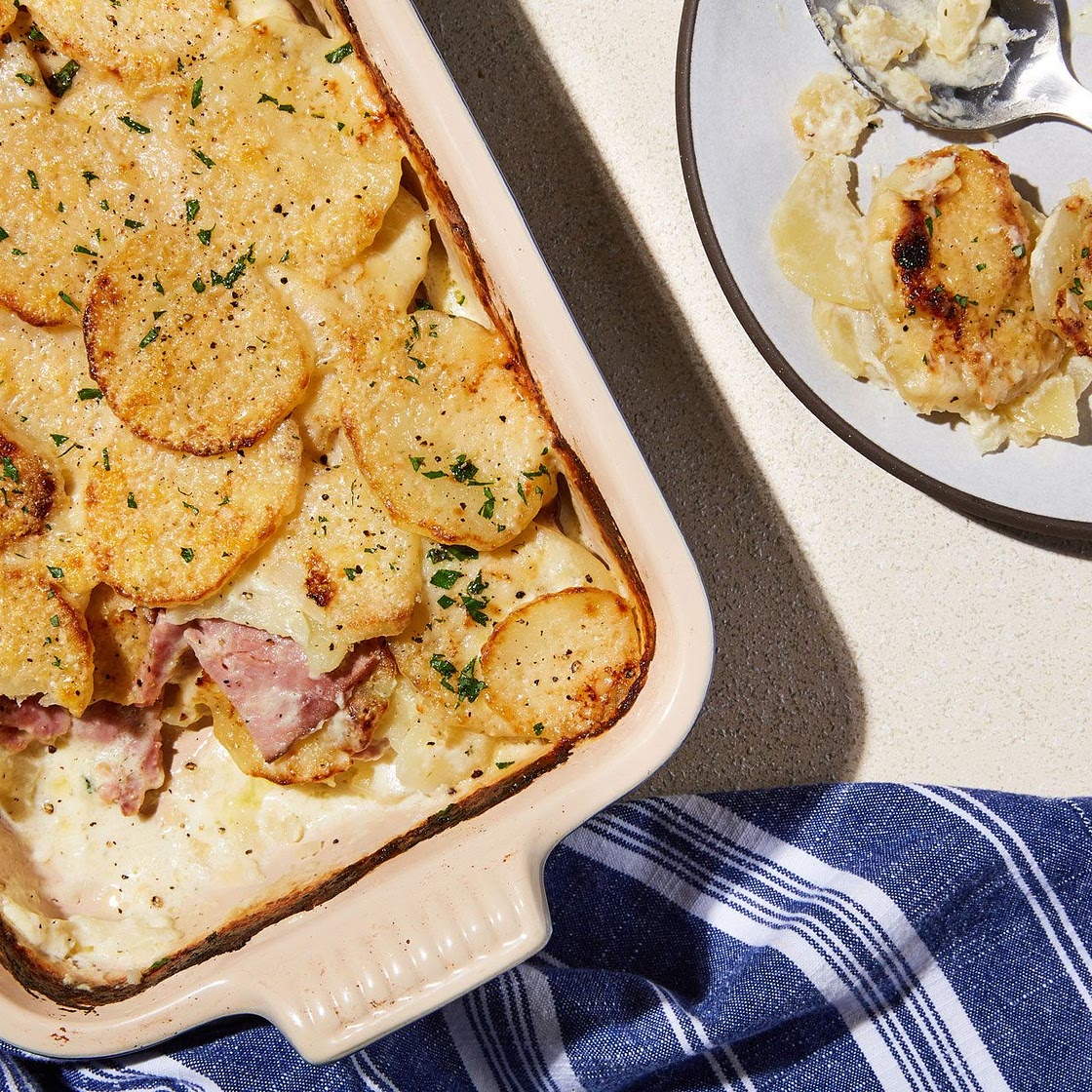 Scalloped Potatoes And Ham