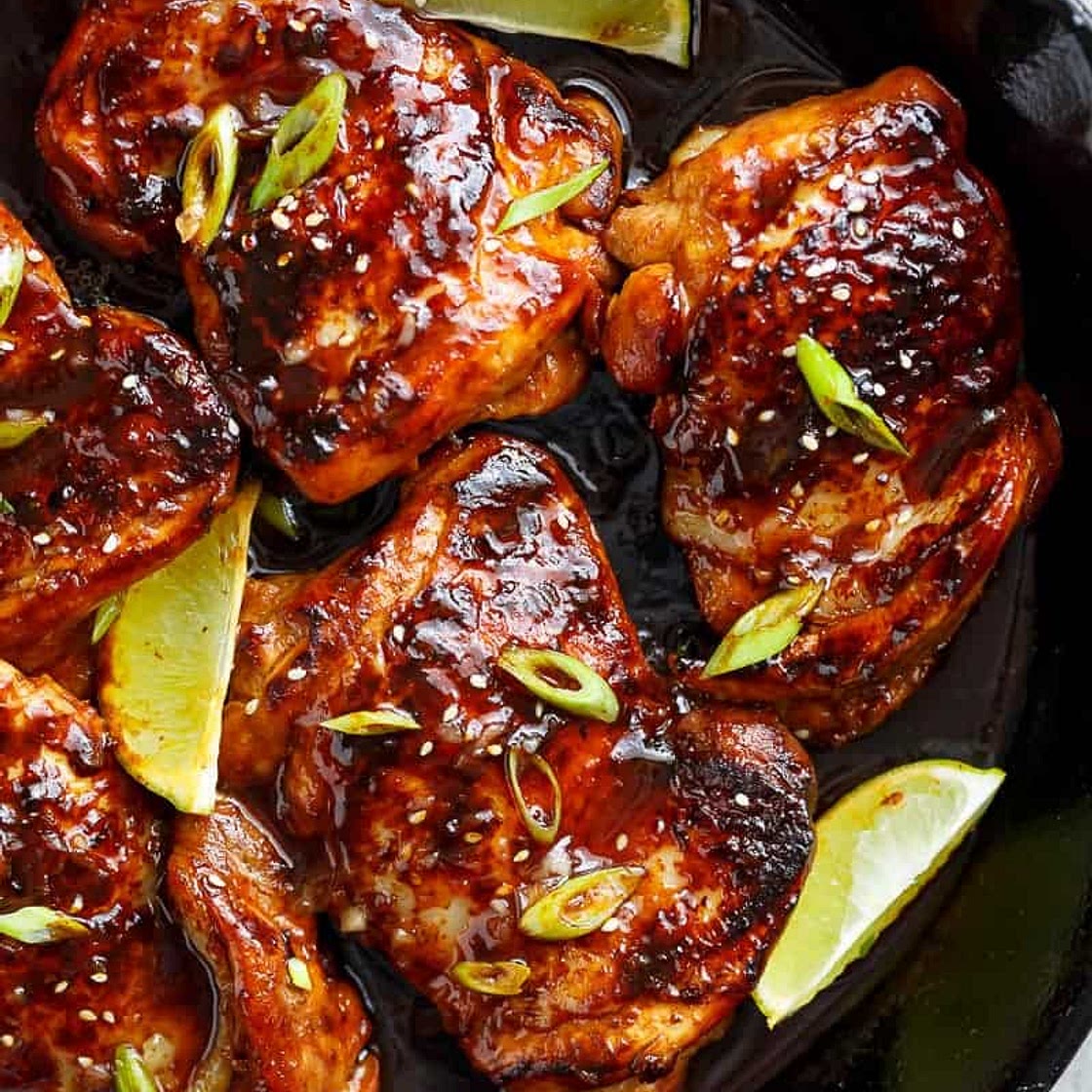 Honey Garlic Sriracha Chicken