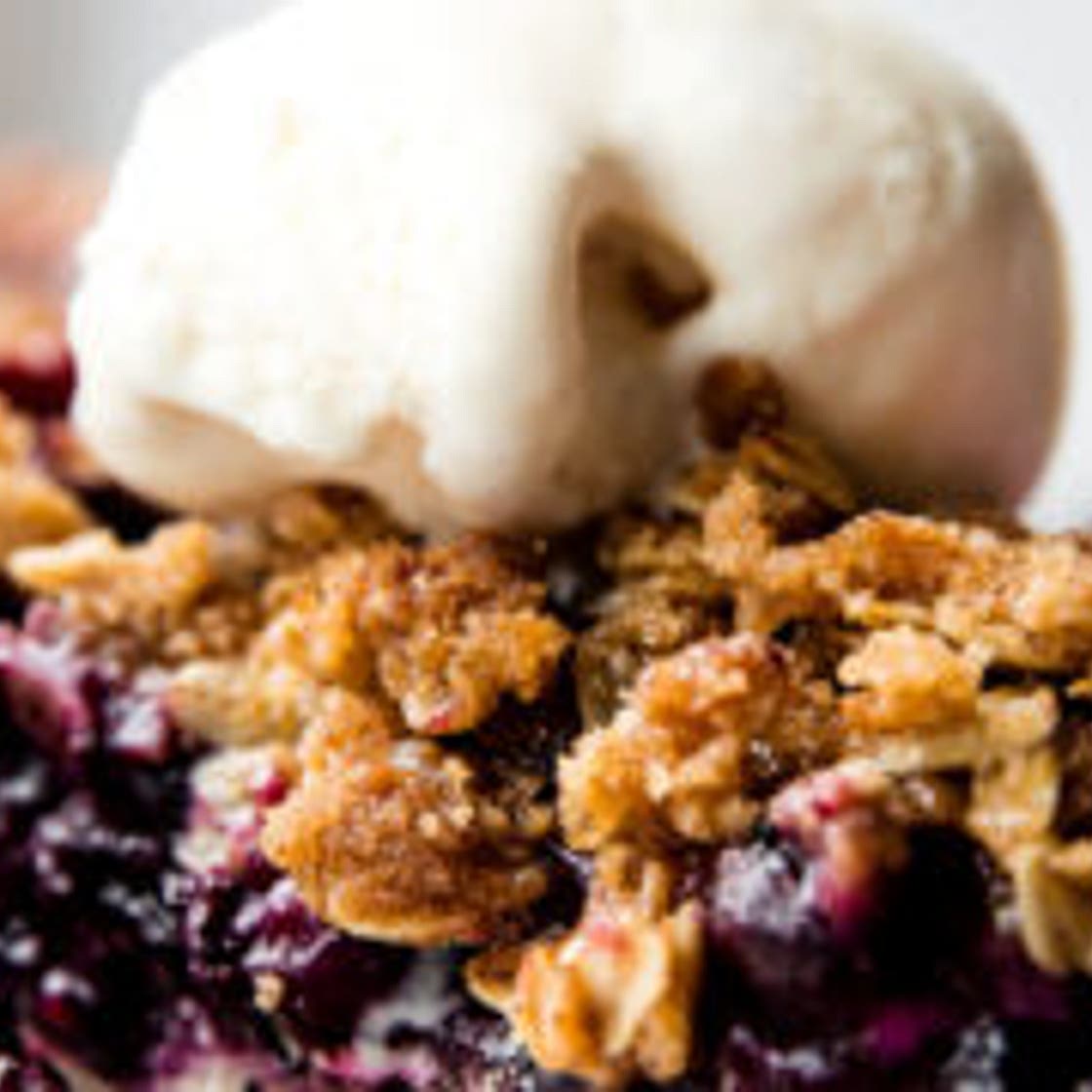 Blueberry Crumble Pie