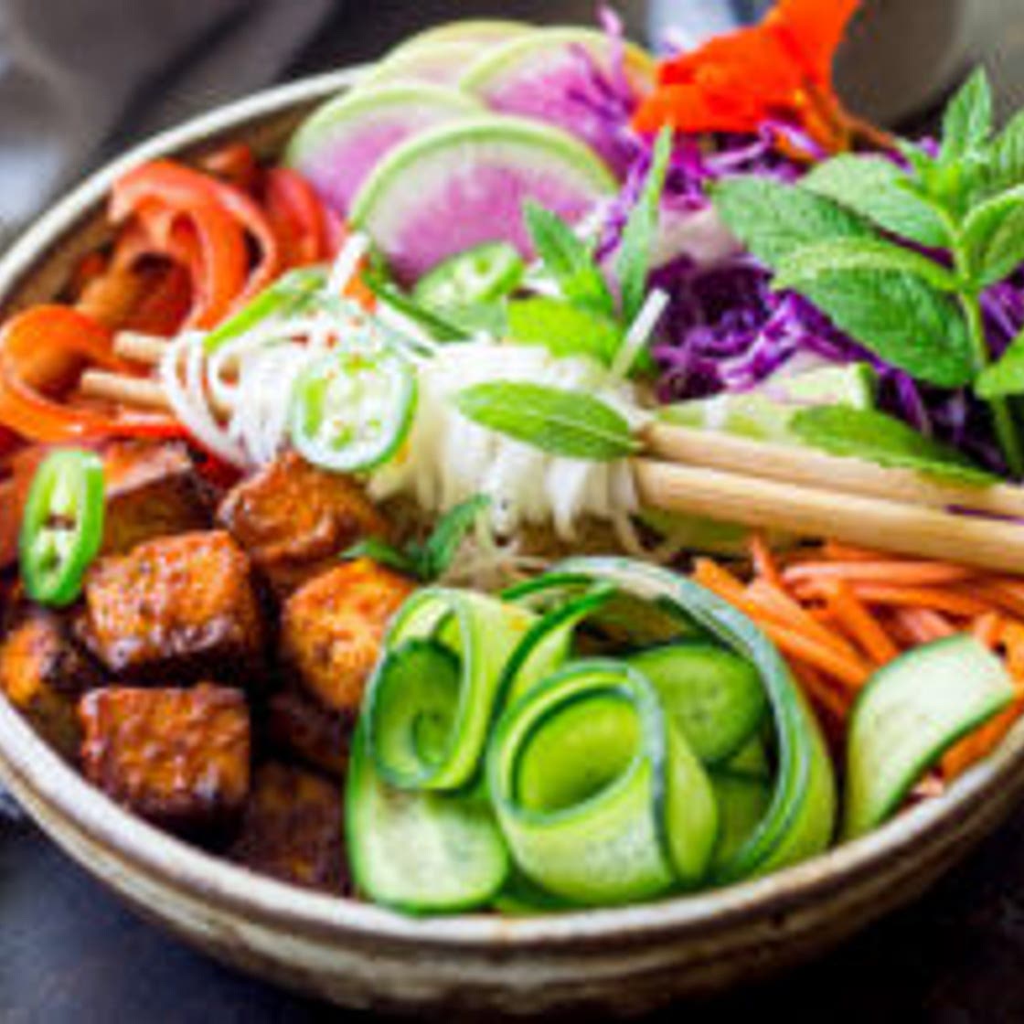 Banh Mi Noodle Bowl ( aka Bun Chay)