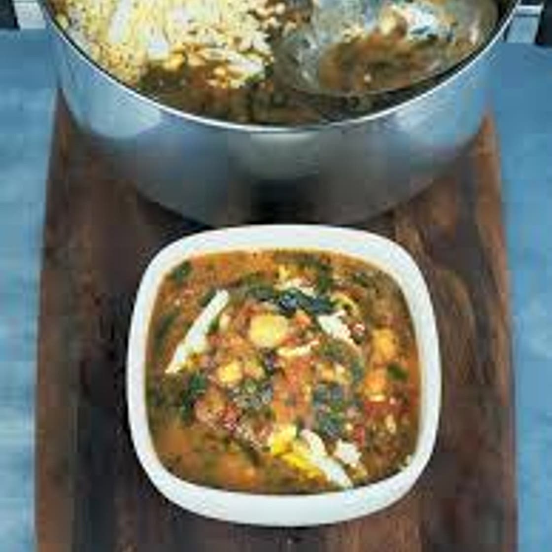 Chorizo and chickpea soup