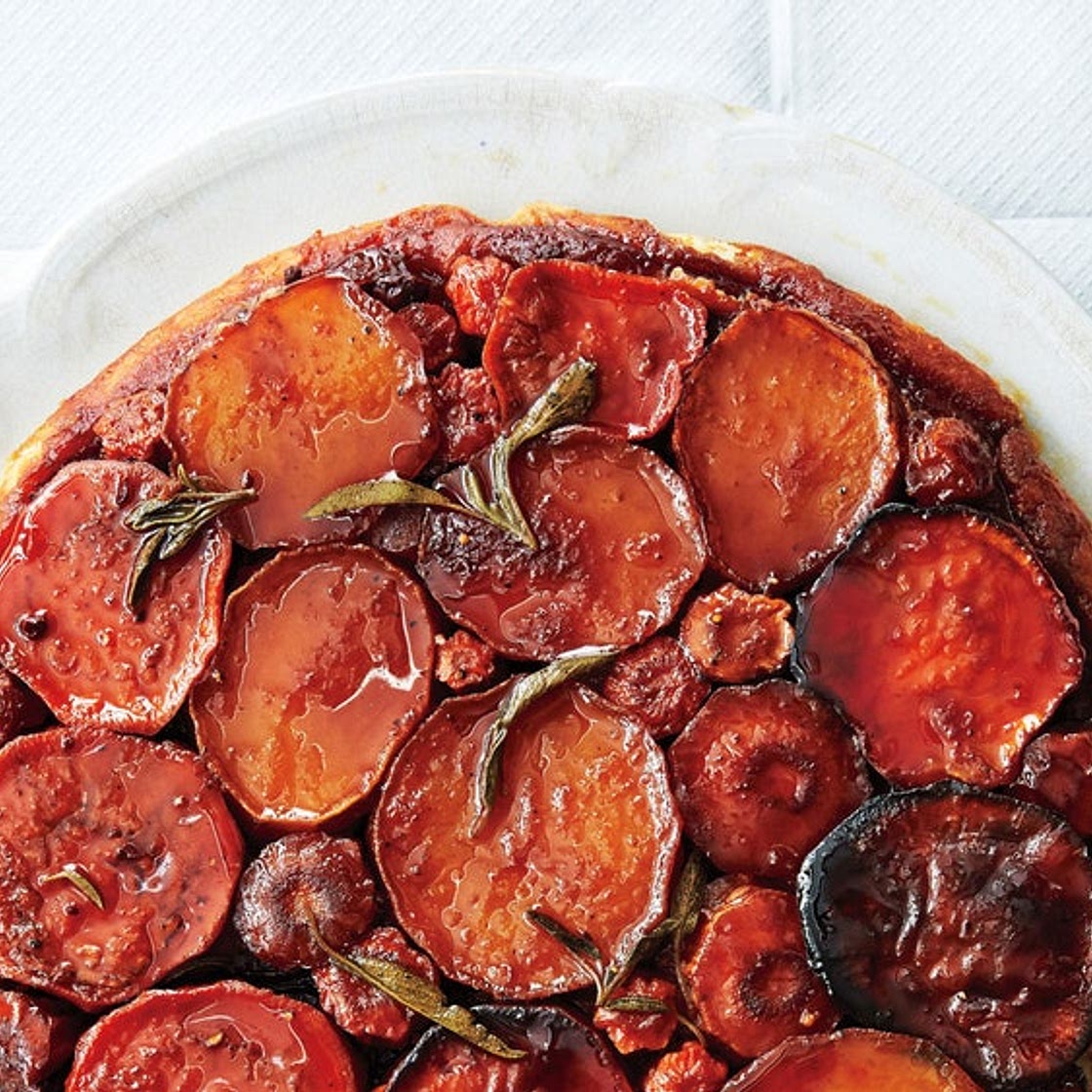 Root Vegetable Tarte Tatin