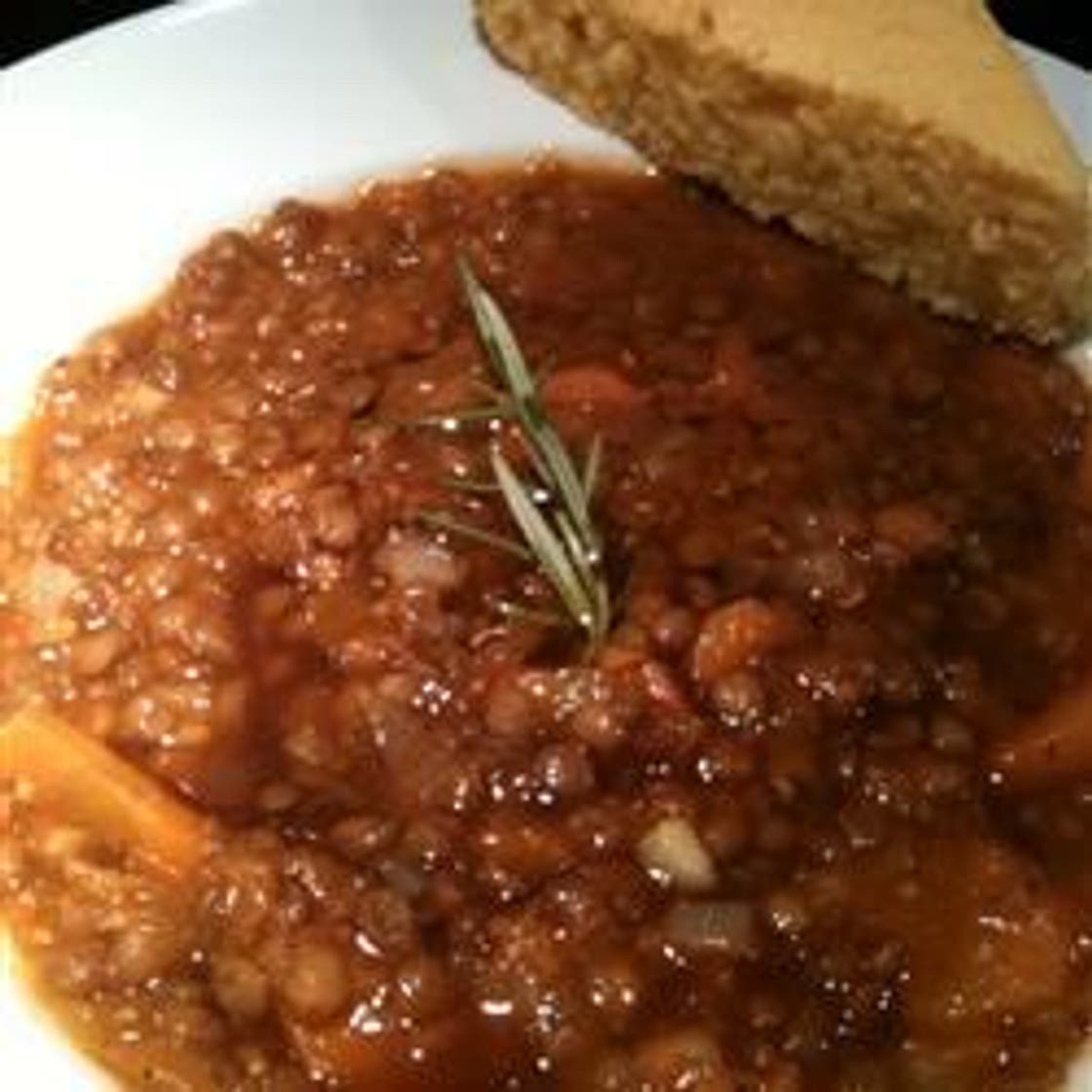 Greek Lentil Soup (Fakes)