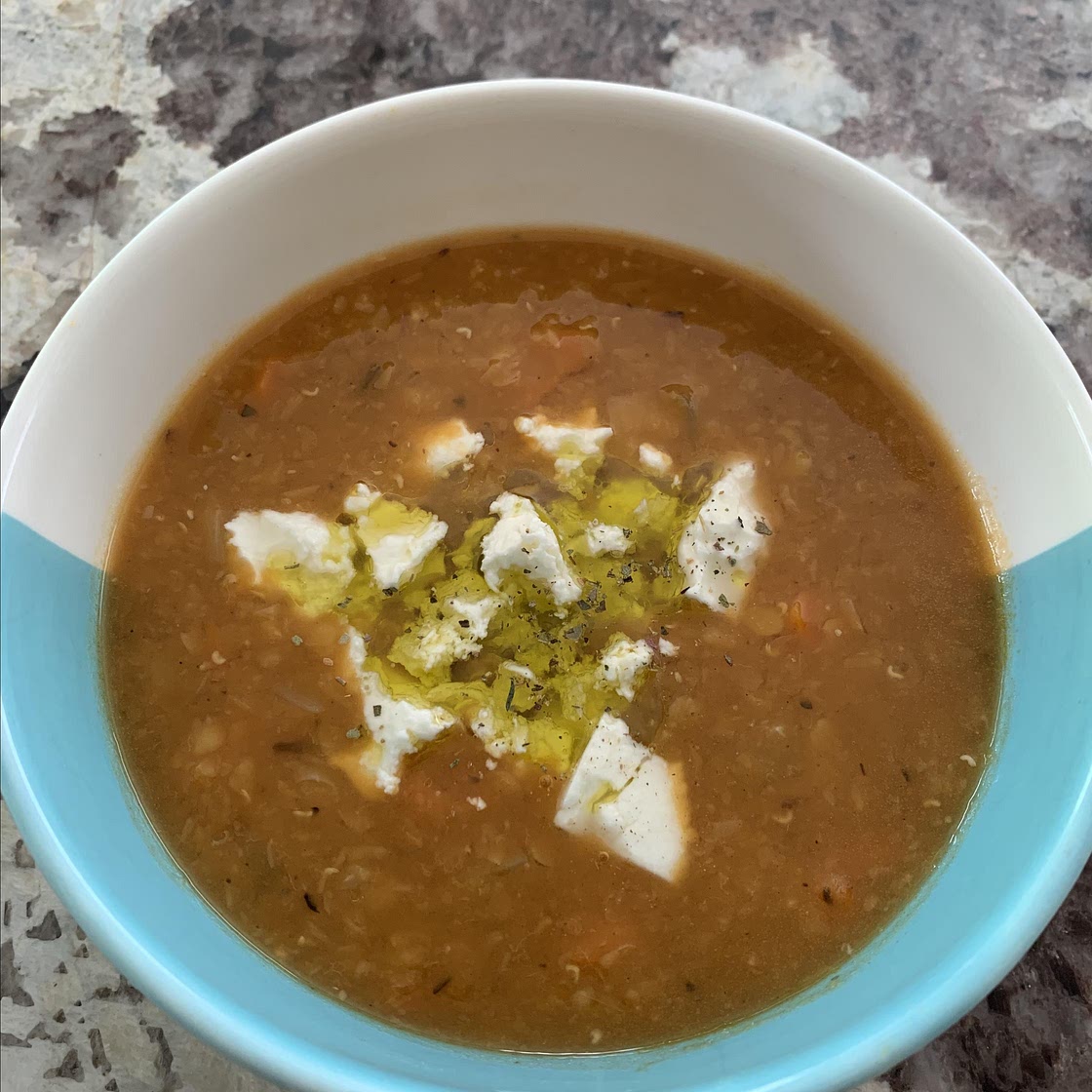 Greek Lentil Soup (Fakes)