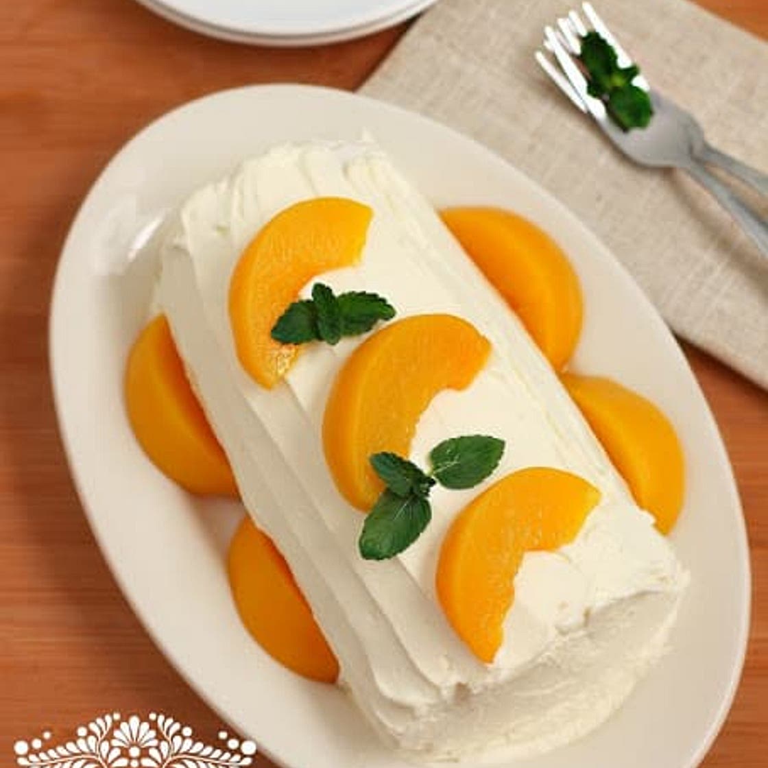 Peach Cake Roll