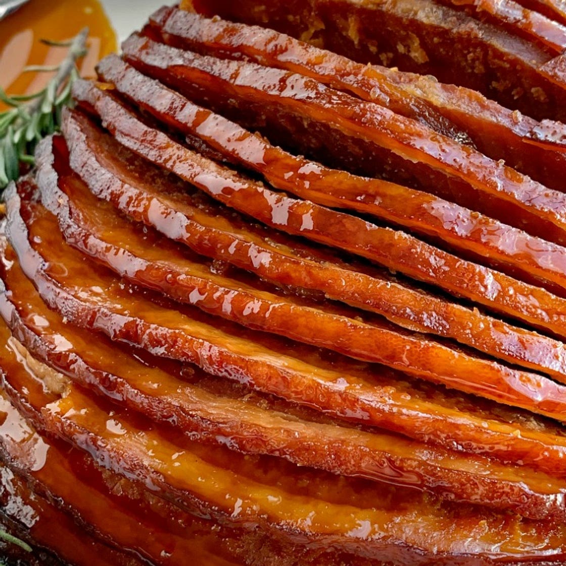Slow Cooker Honey Glazed Ham