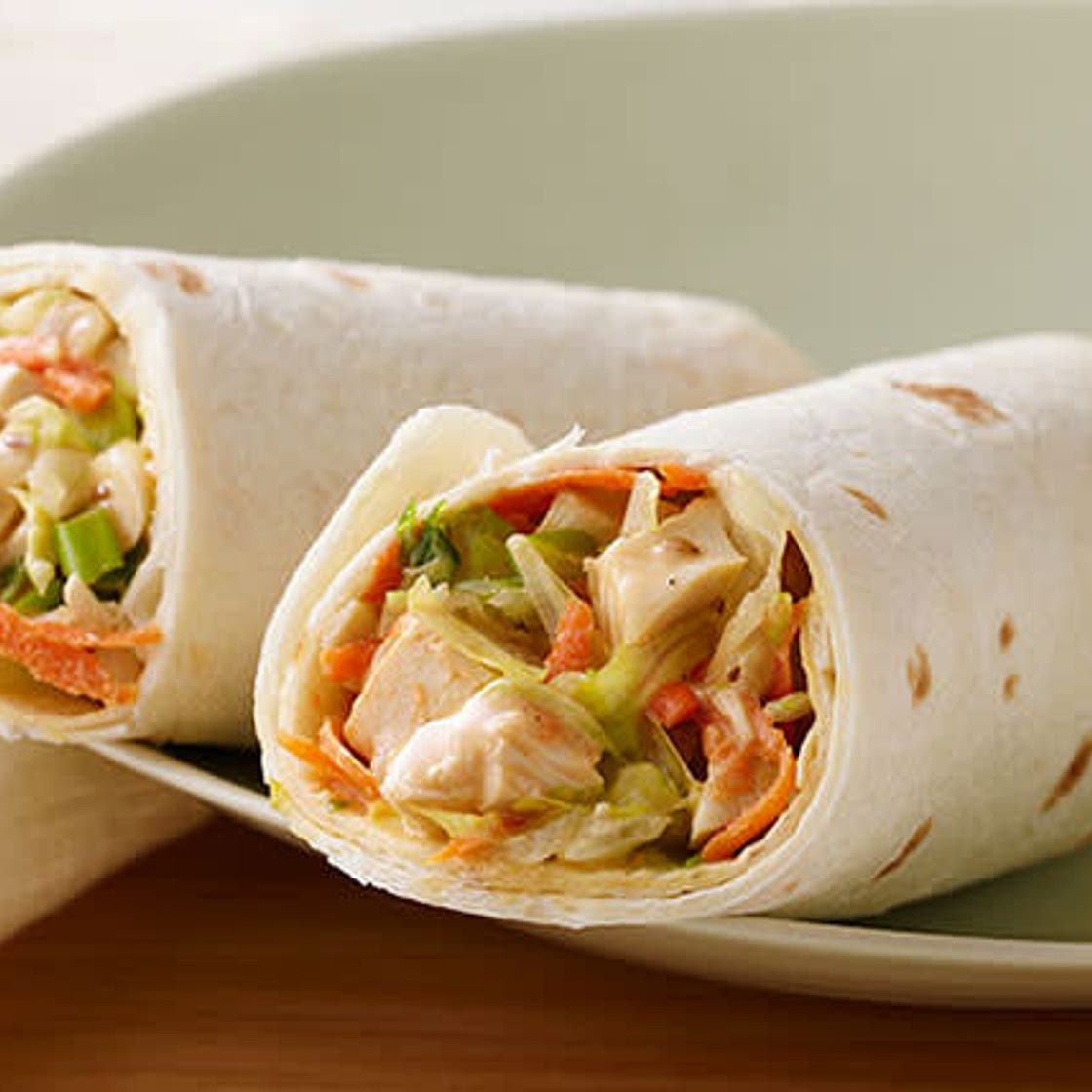 Crunchy Chicken Asian Wraps