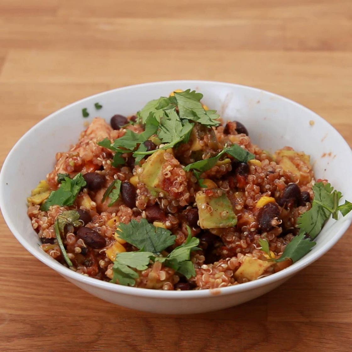 One-Pan Southwestern Chicken Quinoa Recipe by Tasty