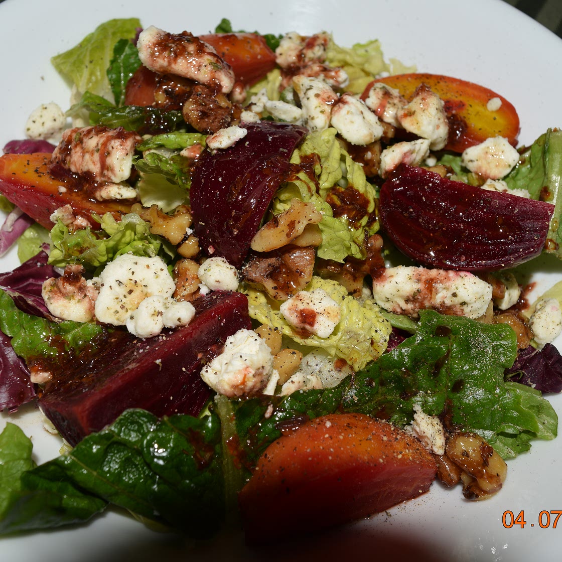 Beet Salad with Goat Cheese