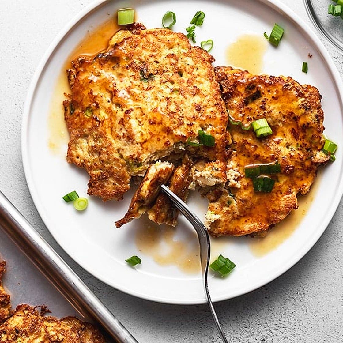 Chicken Egg Foo Young with Gravy