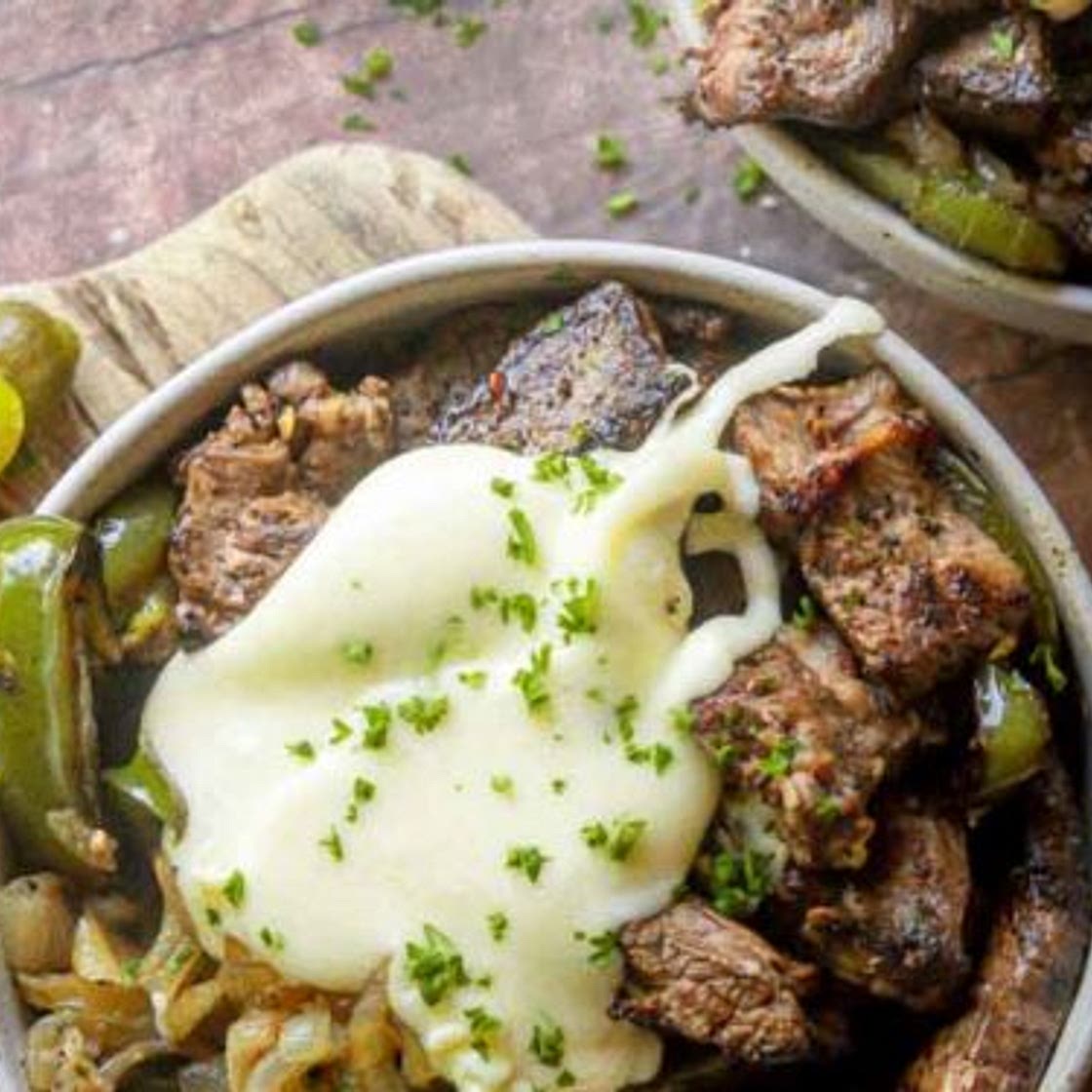 Philly Cheesesteak in a Bowl