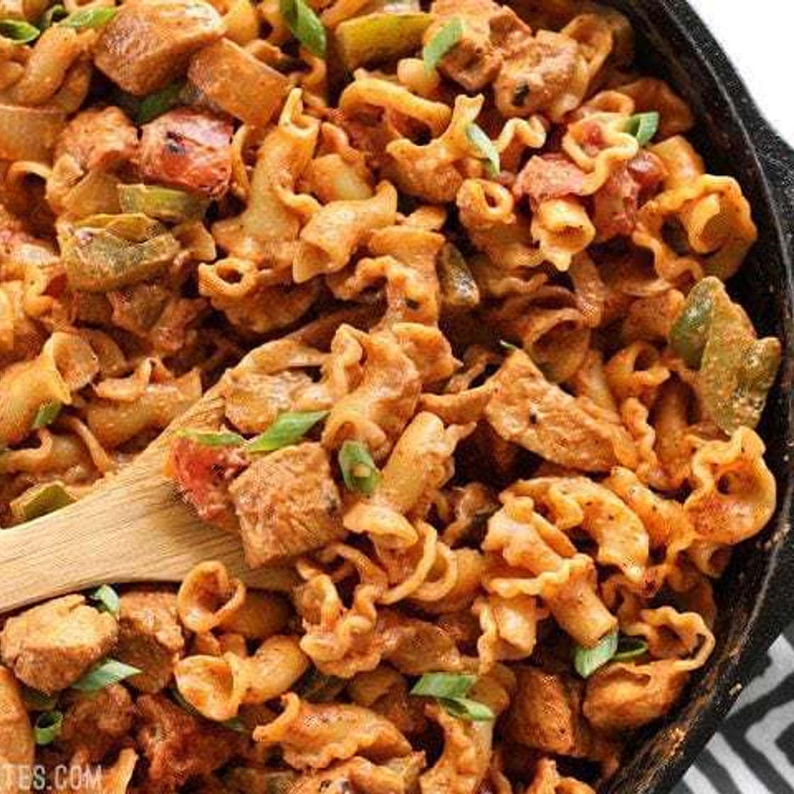 Creamy Chicken Fajita Pasta