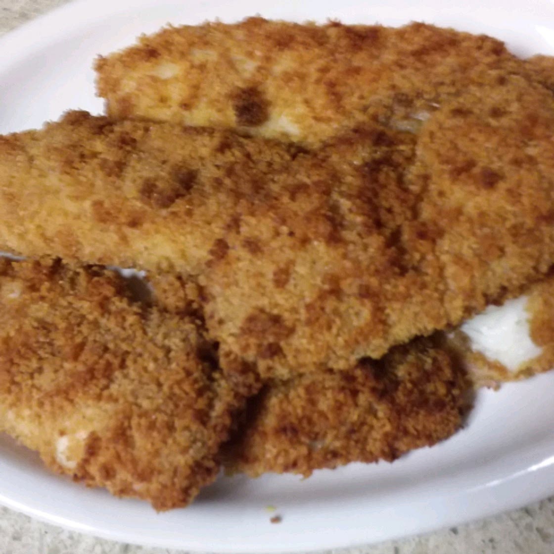 Air-Fried Crumbed Fish
