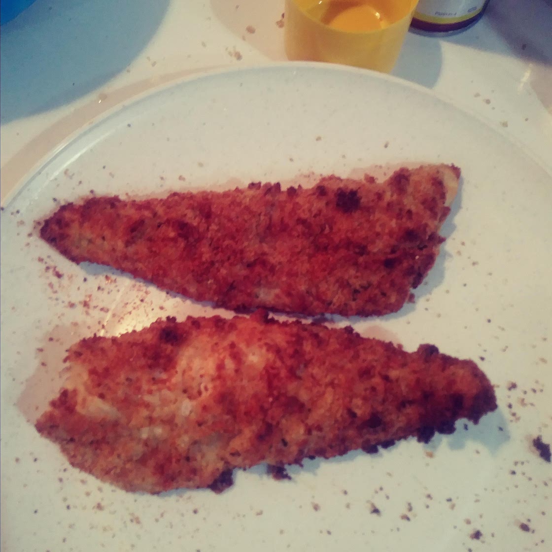 Air-Fried Crumbed Fish