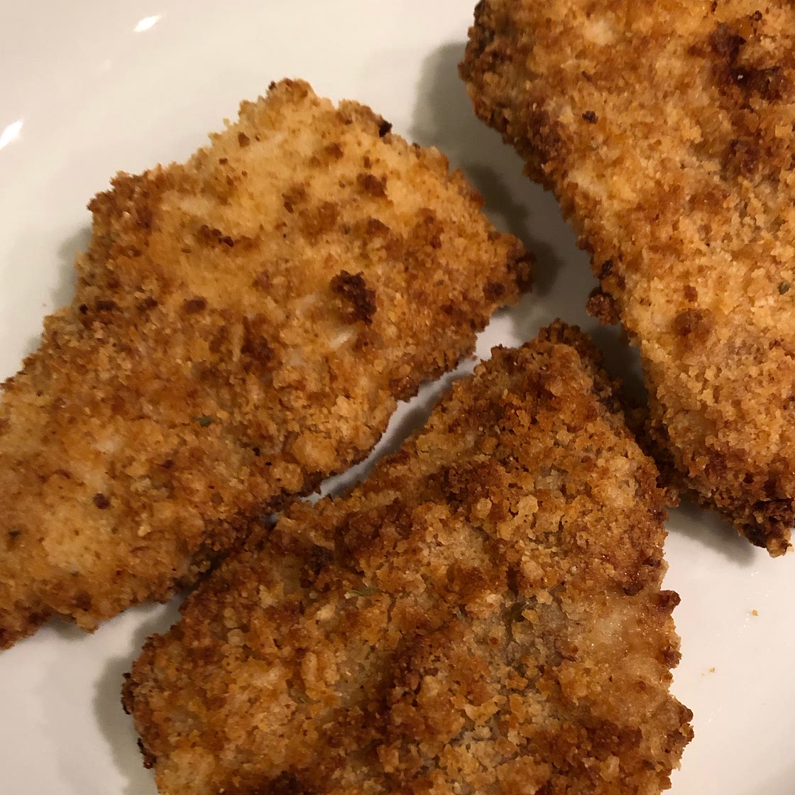 Air-Fried Crumbed Fish