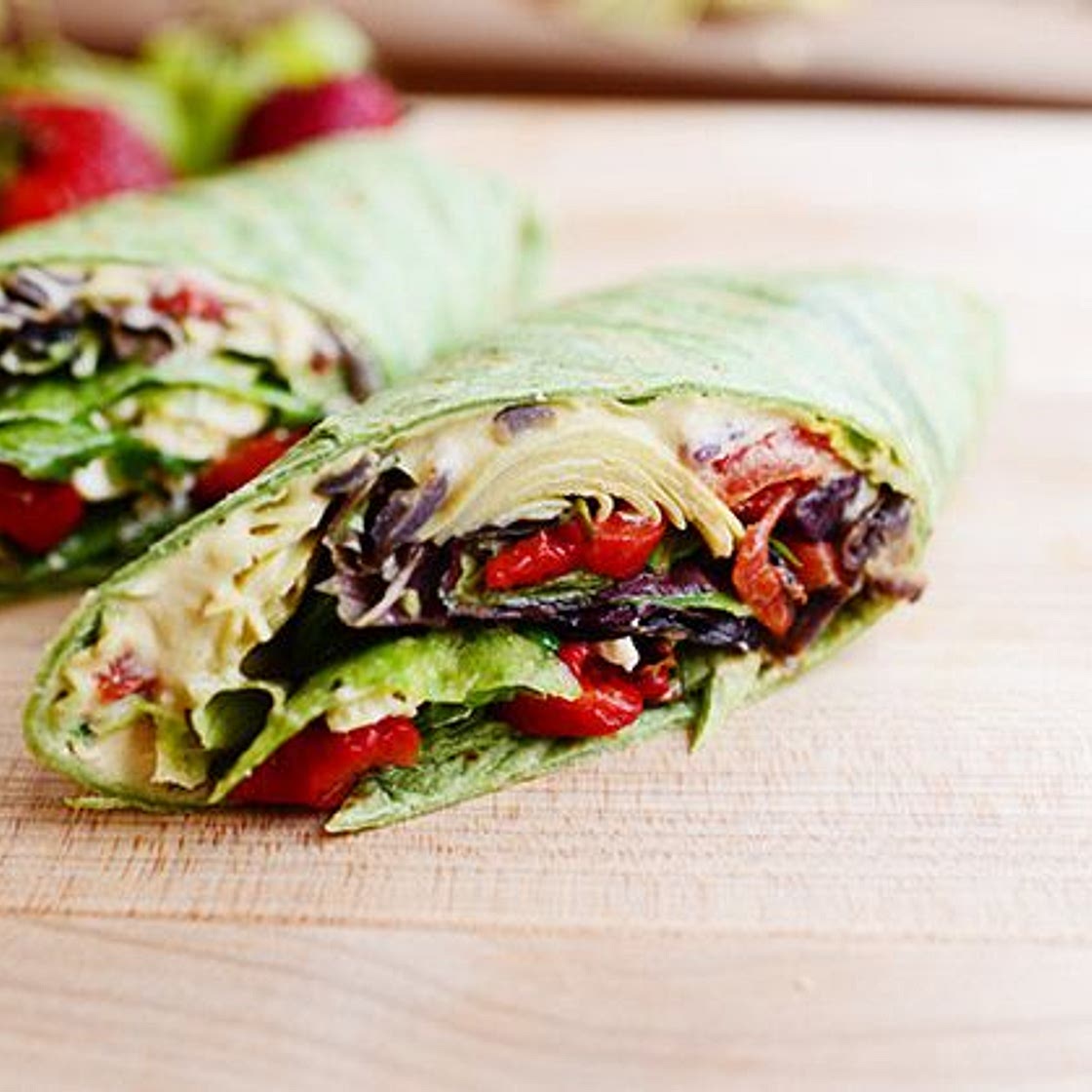 Heavenly Hummus Wrap