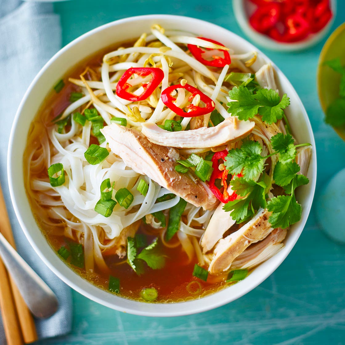 Slow cooker chicken pho