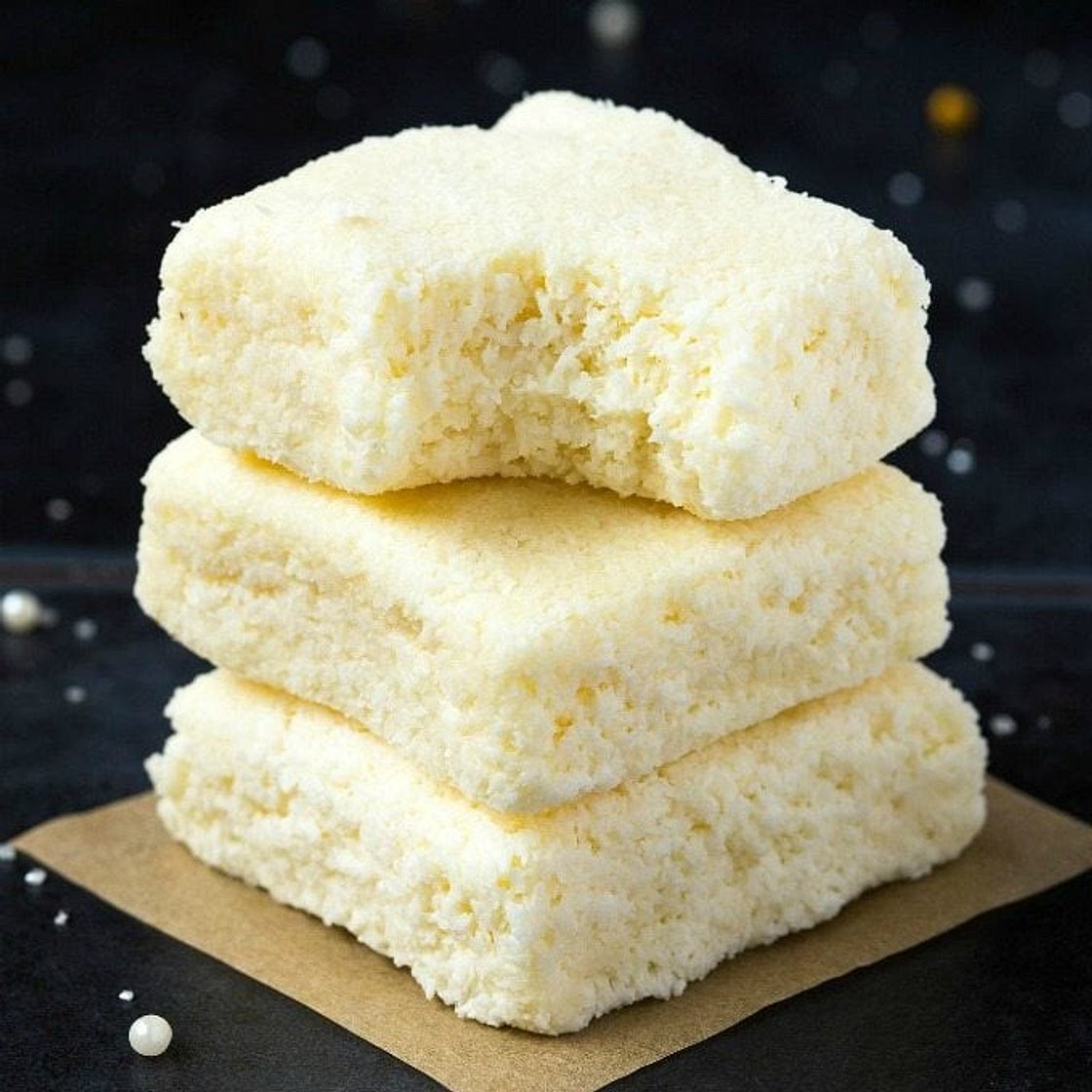 Coconut Bars (3 Ingredients)