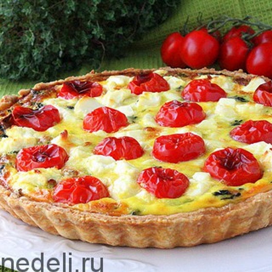 Пирог со шпинатом и сыром