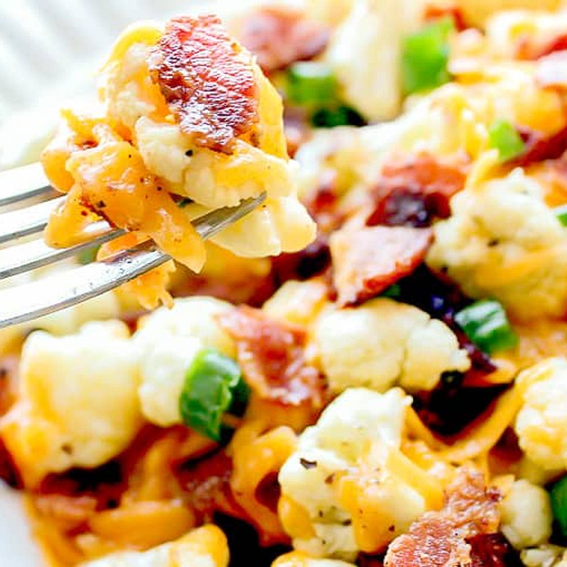 Loaded Cauliflower Bites