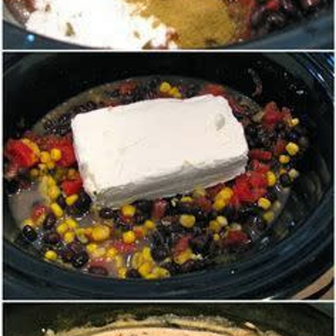 Slow Cooker Cream Cheese Chicken Chili