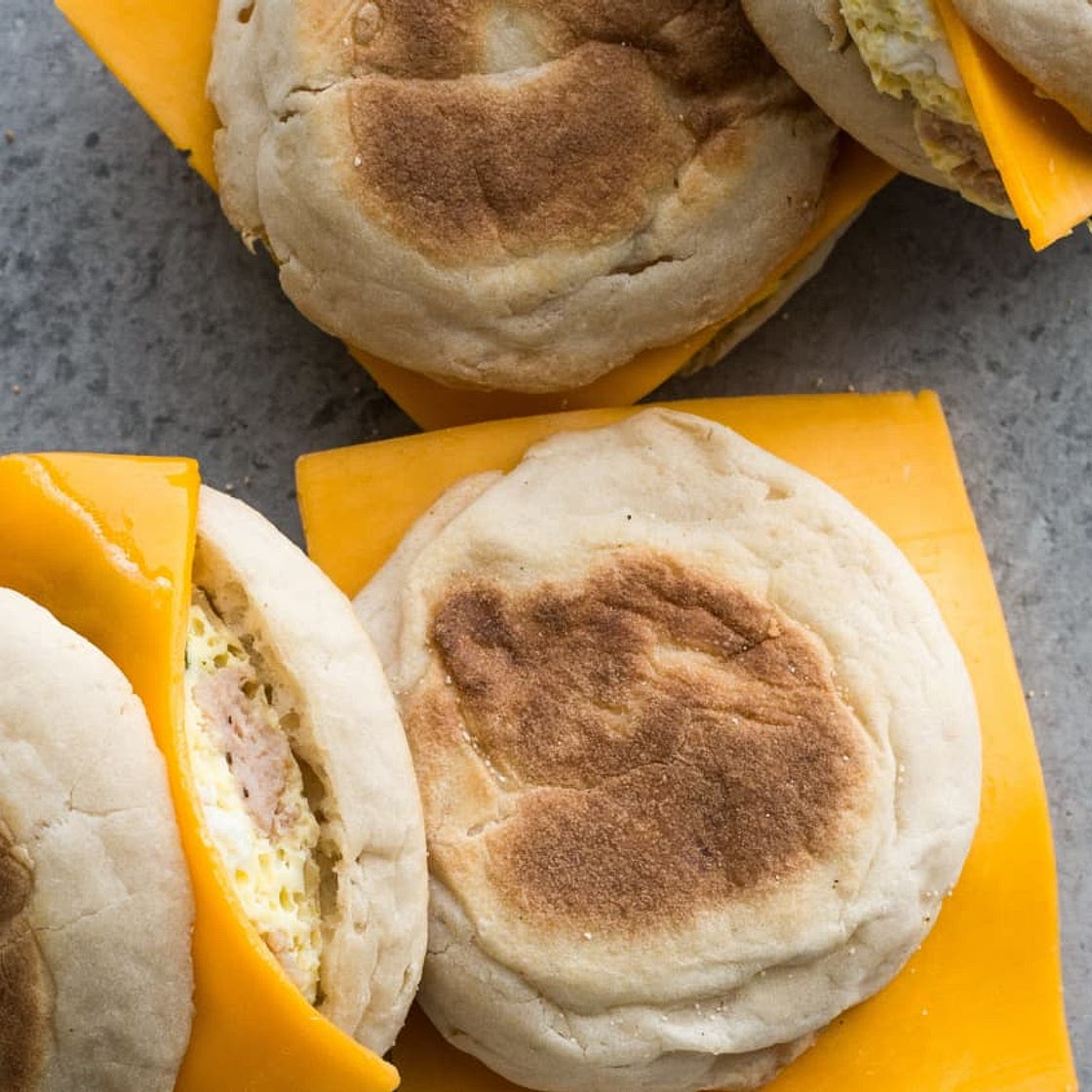 Freezer-Friendly Frittata Breakfast Sandwiches