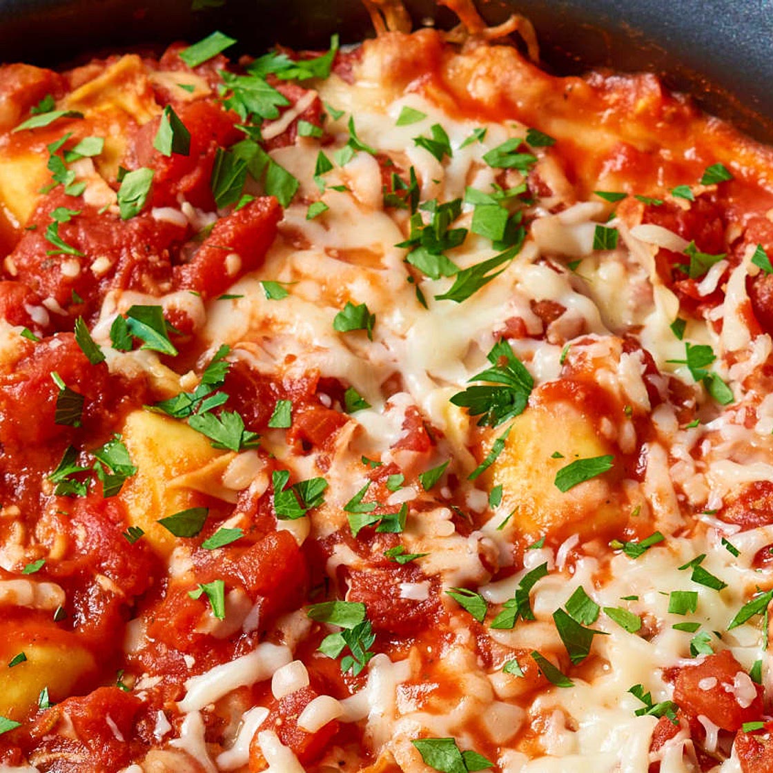 Slow Cooker Ravioli Lasagna