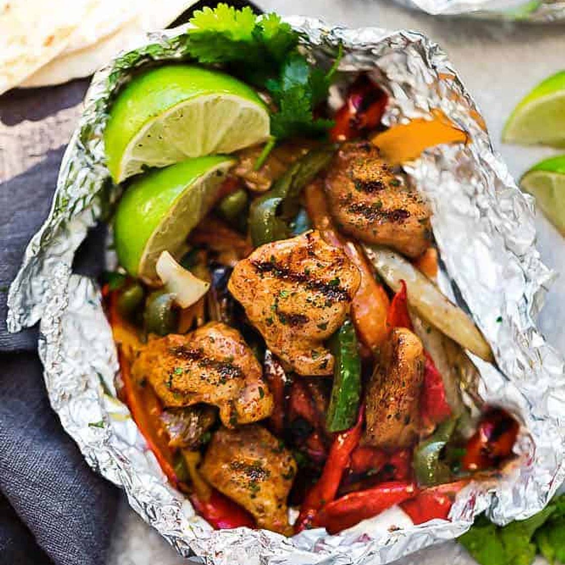 Chicken Fajita Foil Packets