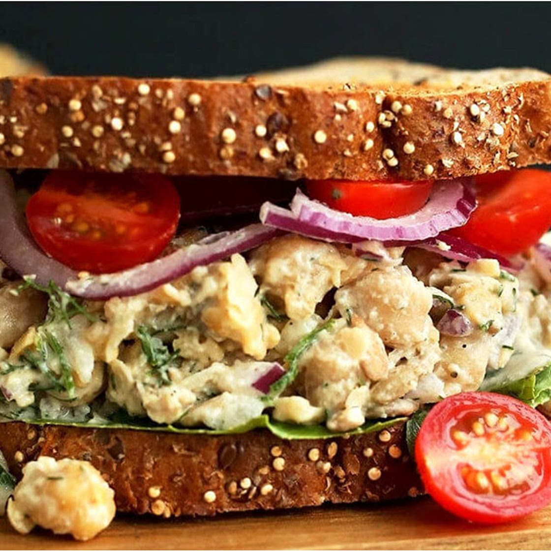 “No-Tuna” Salad Sandwich